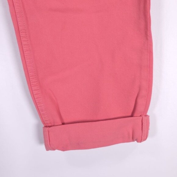 NWT BOYISH The Toby Straight Jeans Pretty Pink Tapered High Waist Button Fly 26 - Picture 13 of 16